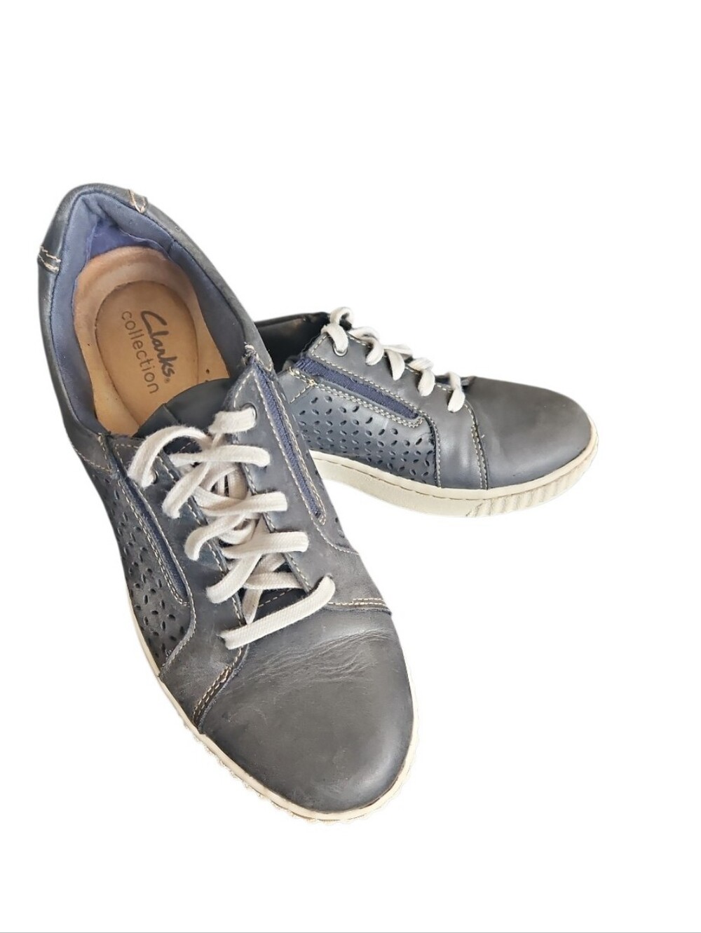 Clarks Caroline Ella Women's Sneakers Size 7.5 Dark Gray